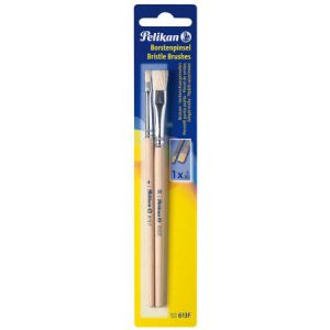 Pędzle Pelikan 613F szczecina, 2szt, 4/10